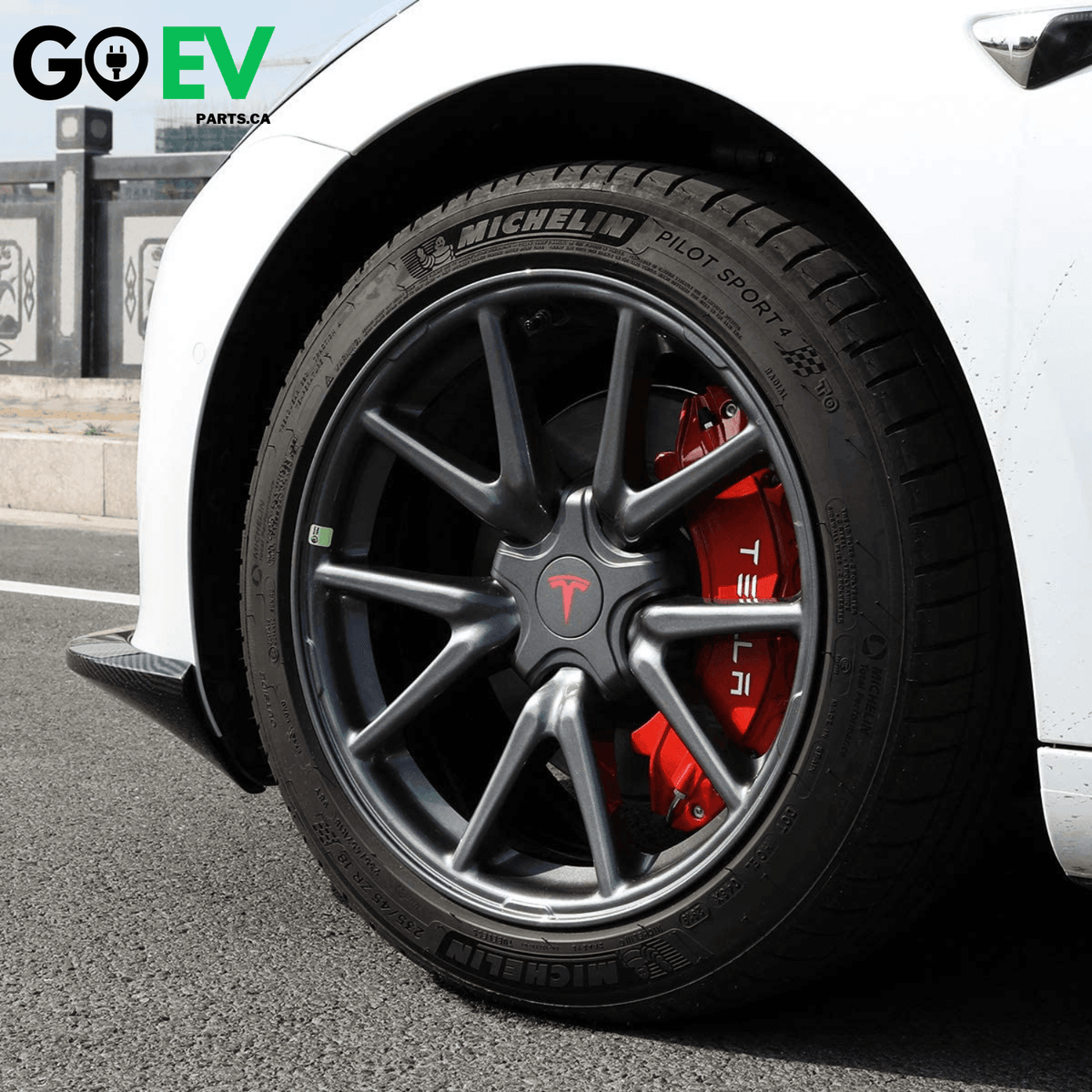 Model 3: Brake Caliper Cover Aluminium Alloy 18/19“ - GOEVPARTS