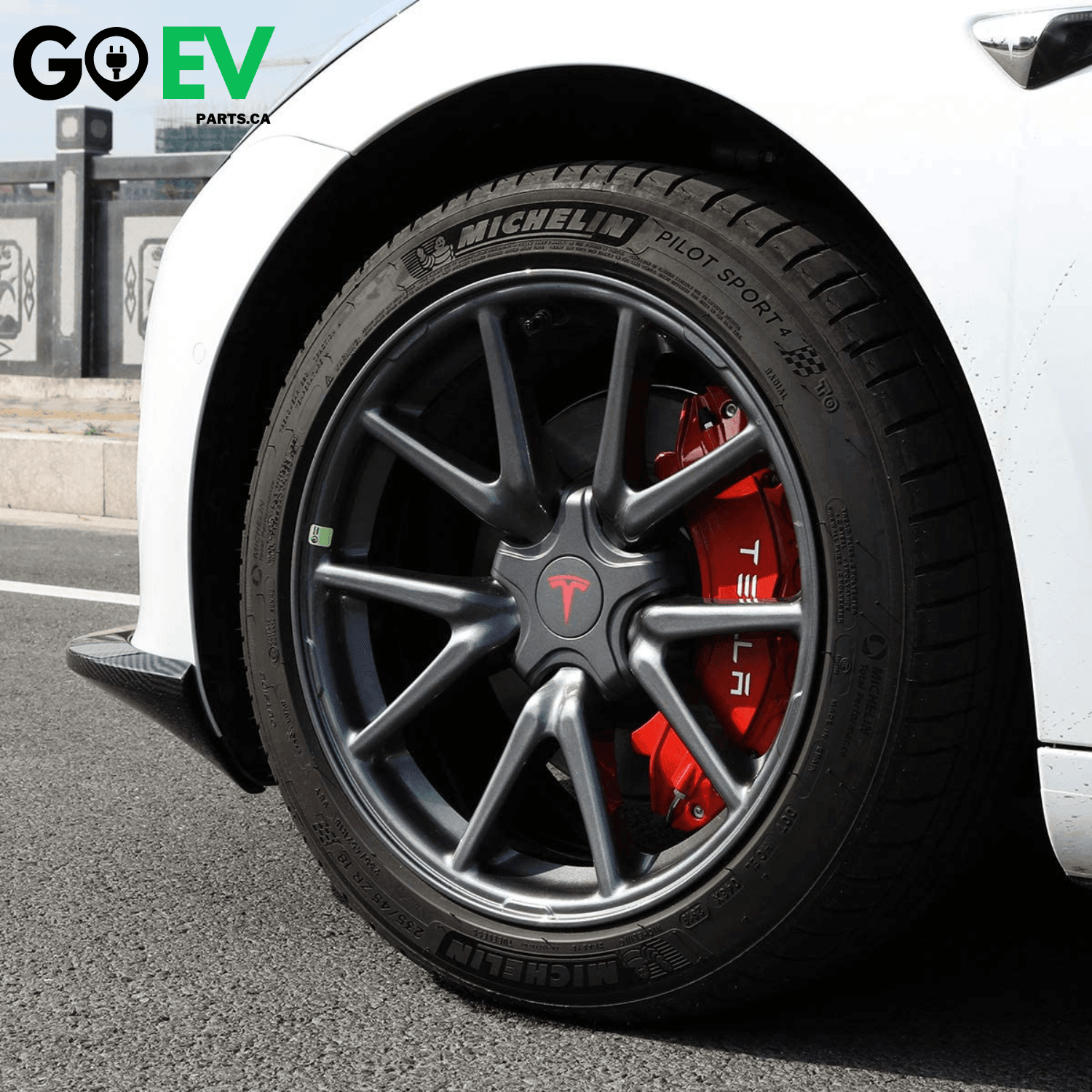 Model 3: Brake Caliper Cover Aluminium Alloy 18/19“ - GOEVPARTS