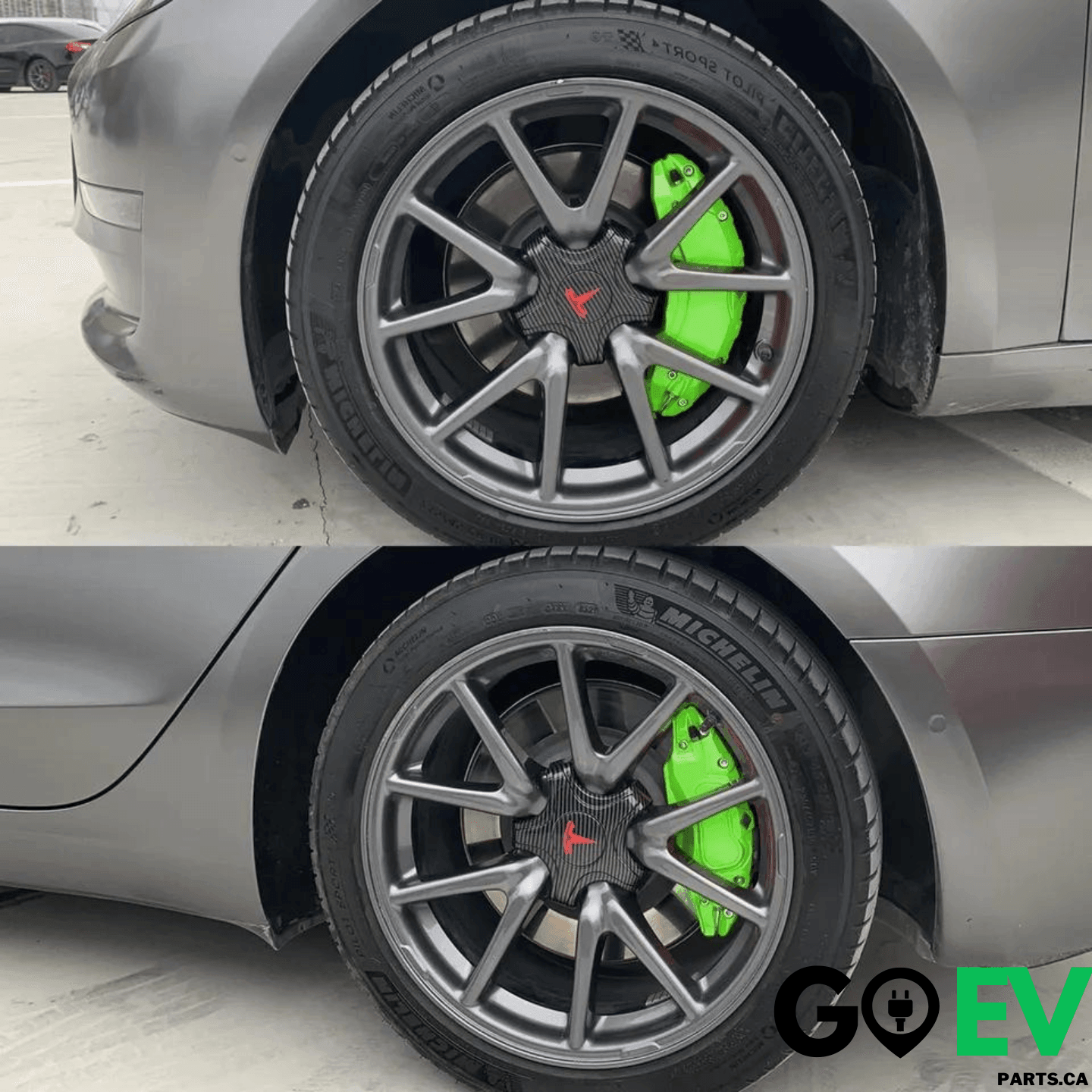 Model 3: Brake Caliper Cover Aluminium Alloy 18/19“ - GOEVPARTS