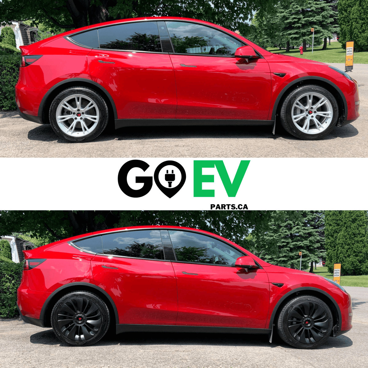 Model Y: Induction Wheel Rim Protector Cover Set (4PCs) - GOEVPARTS