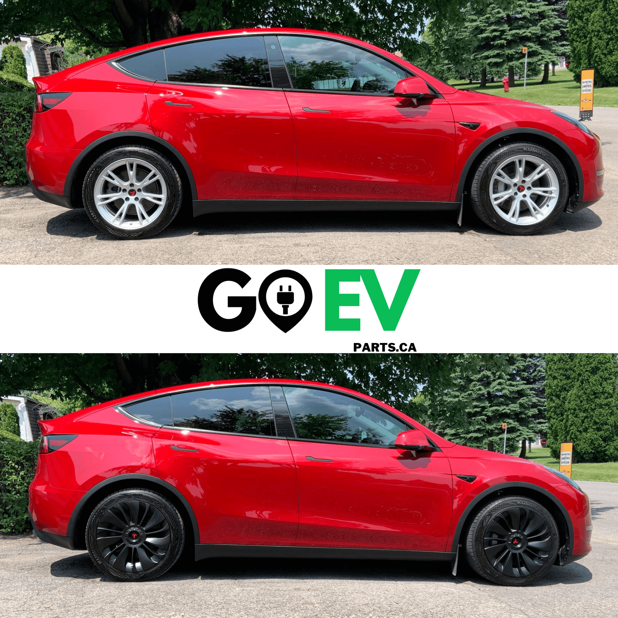 Model Y: Induction Wheel Rim Protector Cover Set (4PCs) - GOEVPARTS
