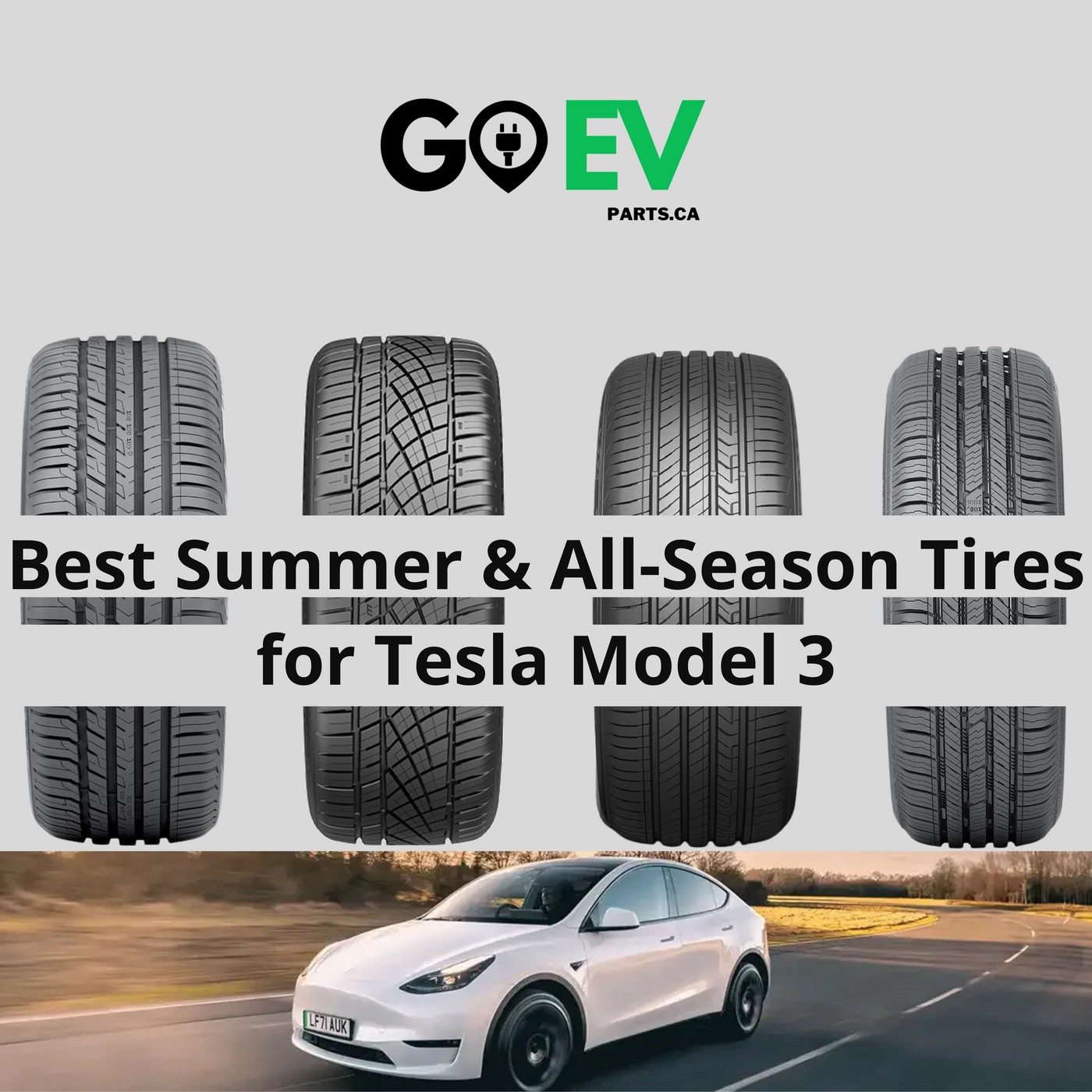 Best Summer / All Seasons Tires for Tesla Model 3 & Model Y in 2025