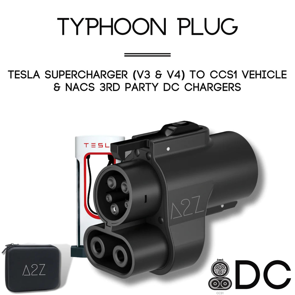 Adaptateur NACS (Tesla Supercharger et chargeur DC tiers) vers CCS1