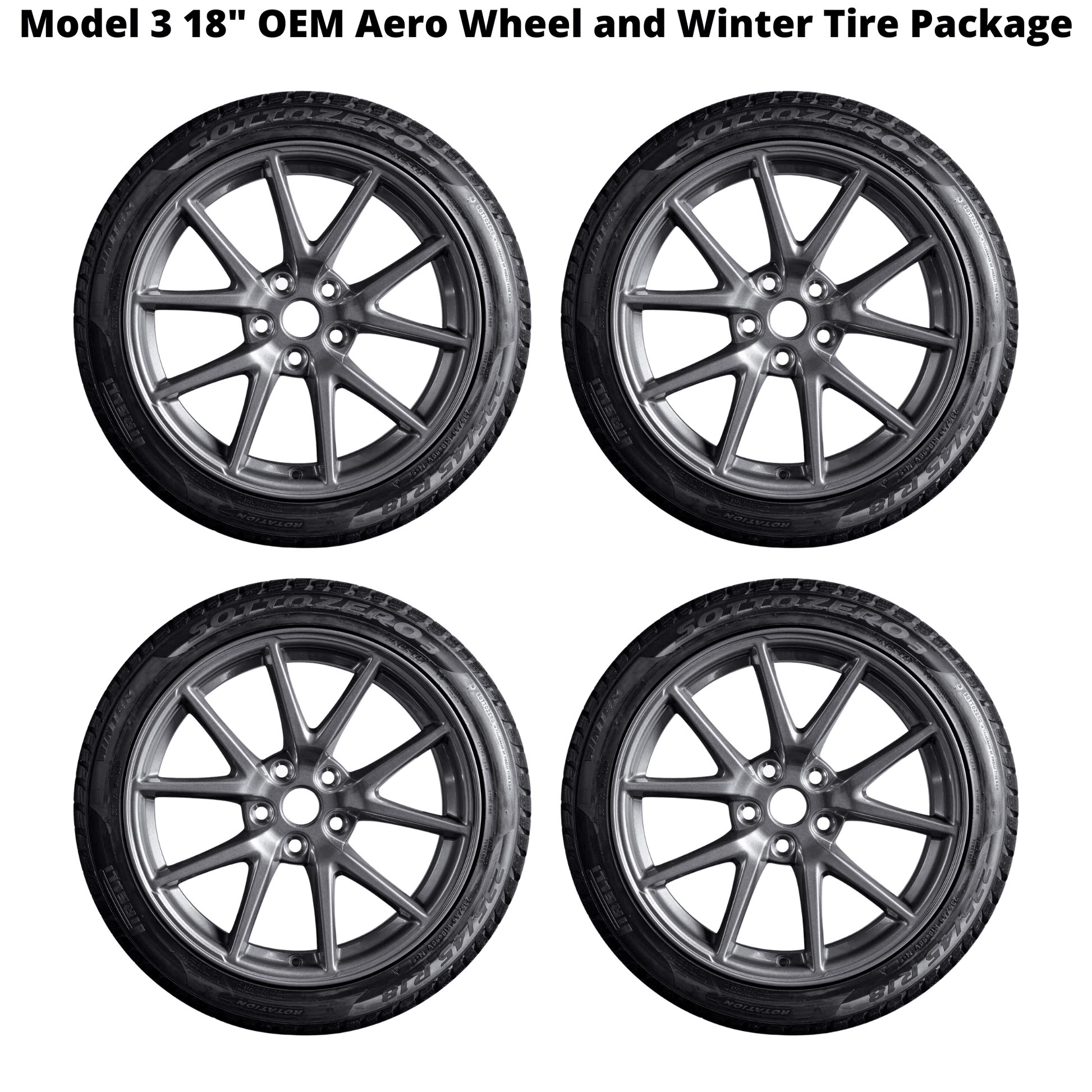 Tesla model 3 discount aero wheels specs