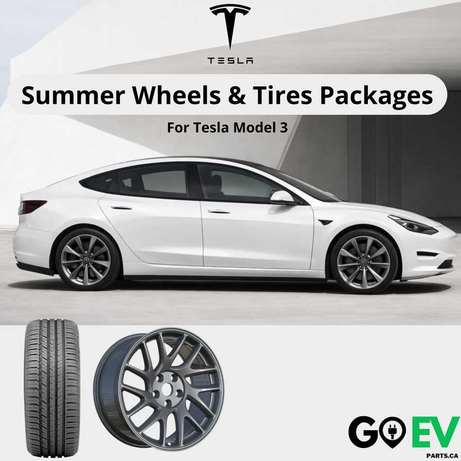Tesla Model 3: 18” Photon Wheel Summer Tire Package