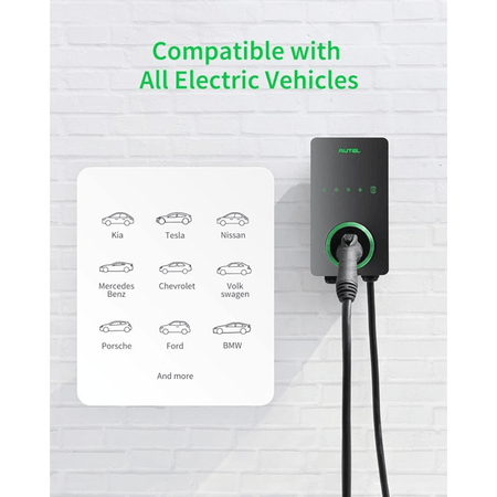 Autel Smart EV Charger – 50A Fast Charger with NACS / J1772 Plug - GOEVPARTS