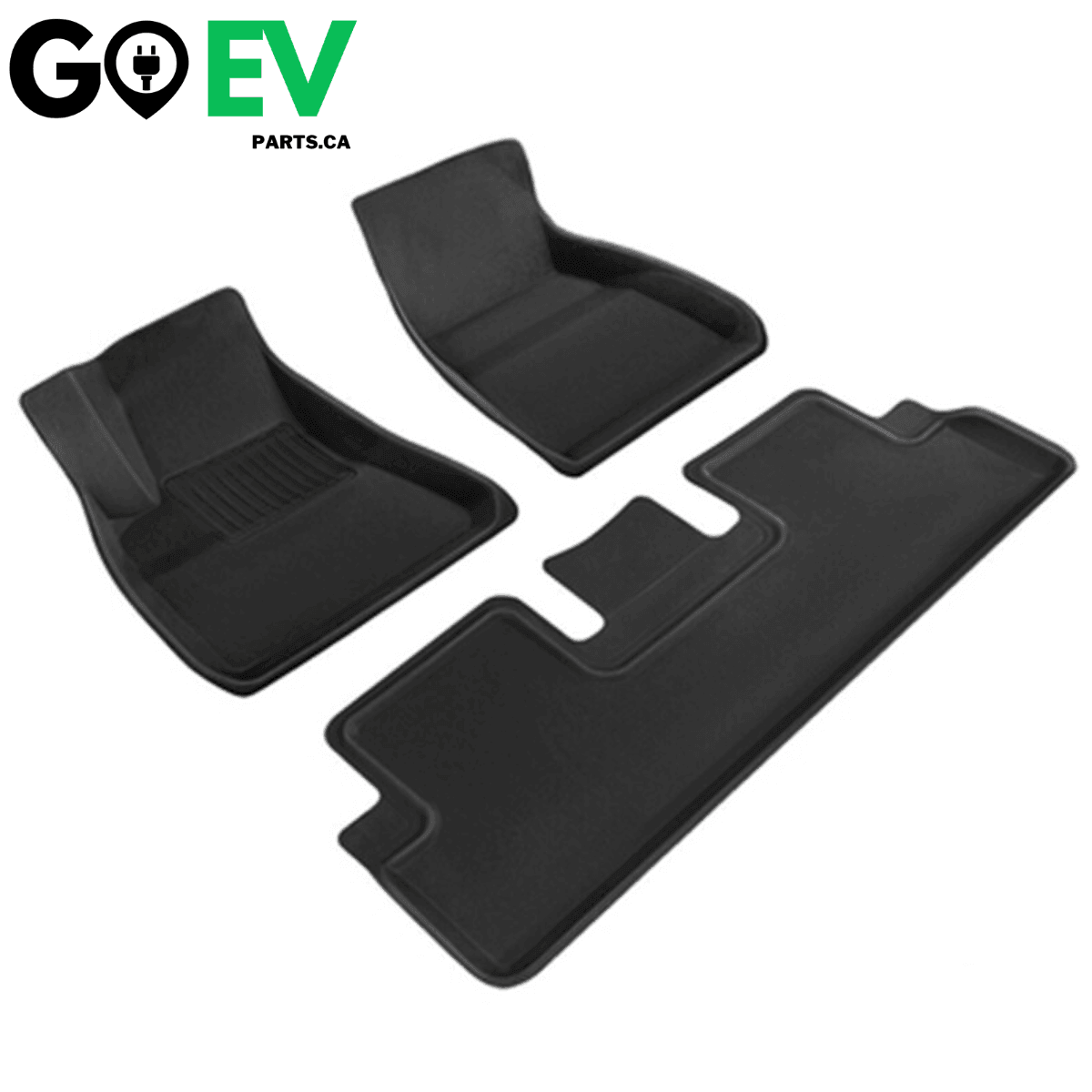 Model 3 2017-2024: XPE All-weather 3D Floor Mats (3 PCs) - GOEVPARTS