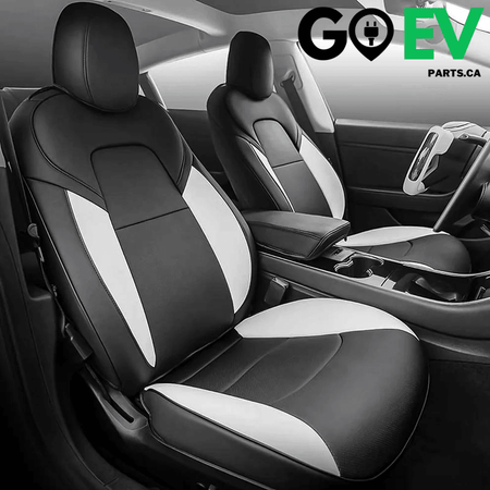 Model 3: PU Leather Full Seat Cover - GOEVPARTS