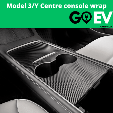 Model 3/Y 2021-2023: Centre Console Cover Wrap (2PCs) - GOEVPARTS