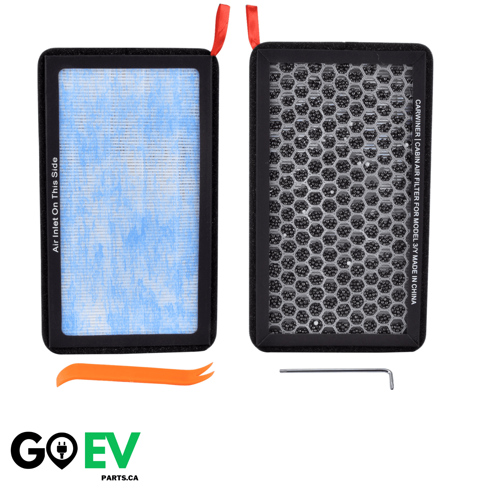 Model 3/Y Hepa Cabin Air Filter Replacement Set (2PCs) GOEVPARTS