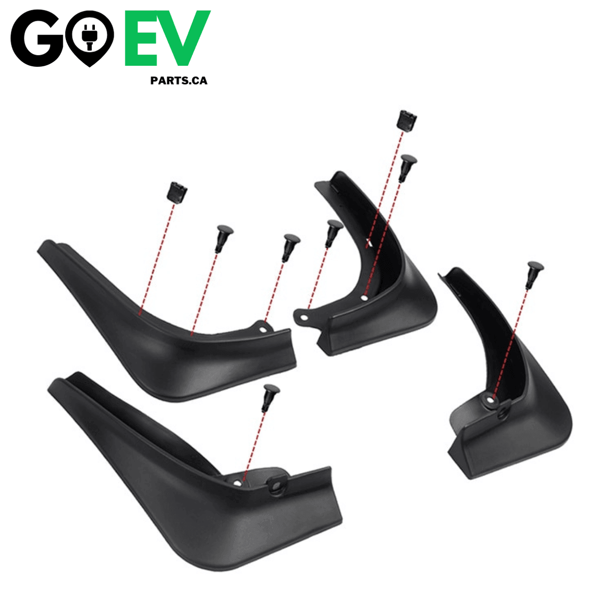 Model 3/Y : Mud Flaps Splash Guards (4 PCs) - GOEVPARTS