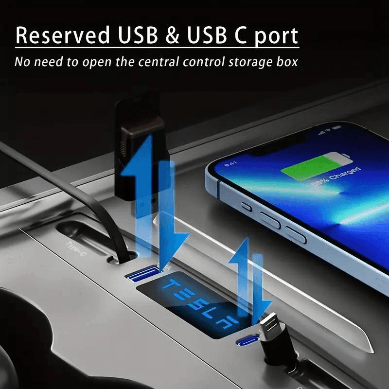 Model 3/Y: Retractable Hub Docking Station - GOEVPARTS