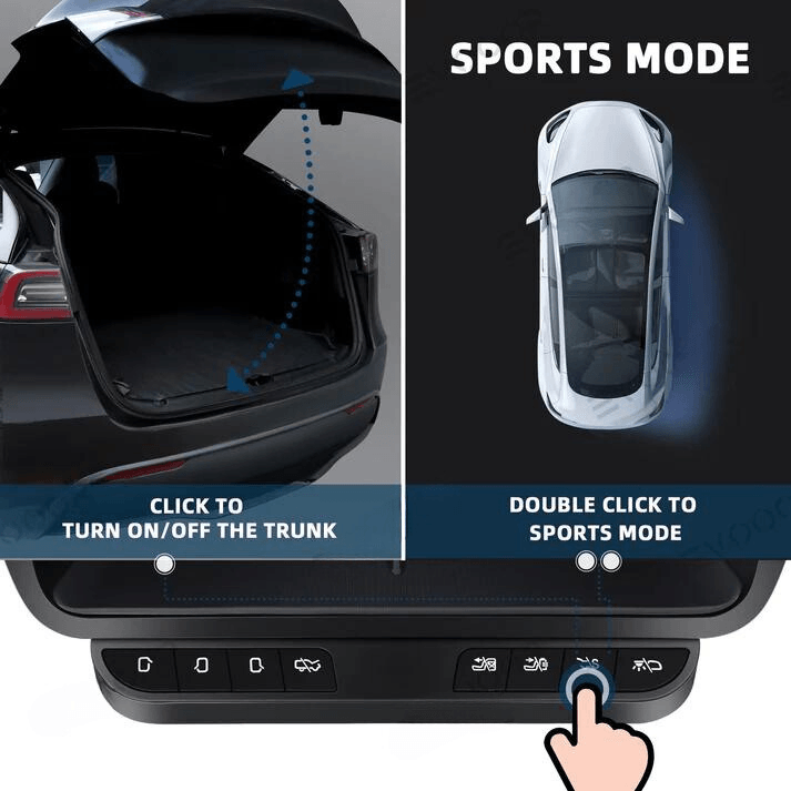 Model 3/Y: Storage Box Intelligent Control Physical Buttons For Tesla - GOEVPARTS
