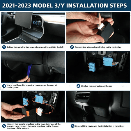 Model 3/Y: Storage Box Intelligent Control Physical Buttons For Tesla - GOEVPARTS