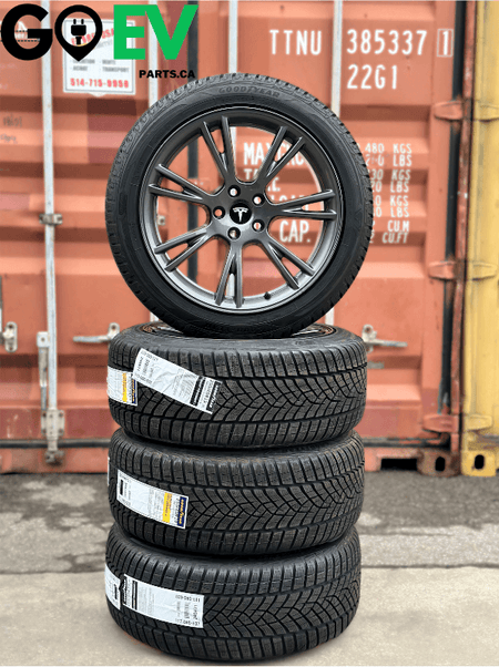 Model Y: 19" Tesla Dark Gemini Wheel Winter Tire Package - GOEVPARTS