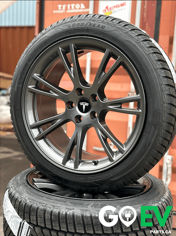 Model Y: 19" Tesla Dark Gemini Wheel Winter Tire Package - GOEVPARTS