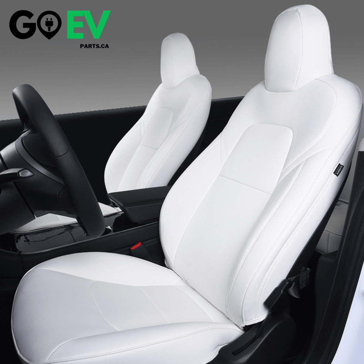 Model Y: PU Leather Full Seat Cover