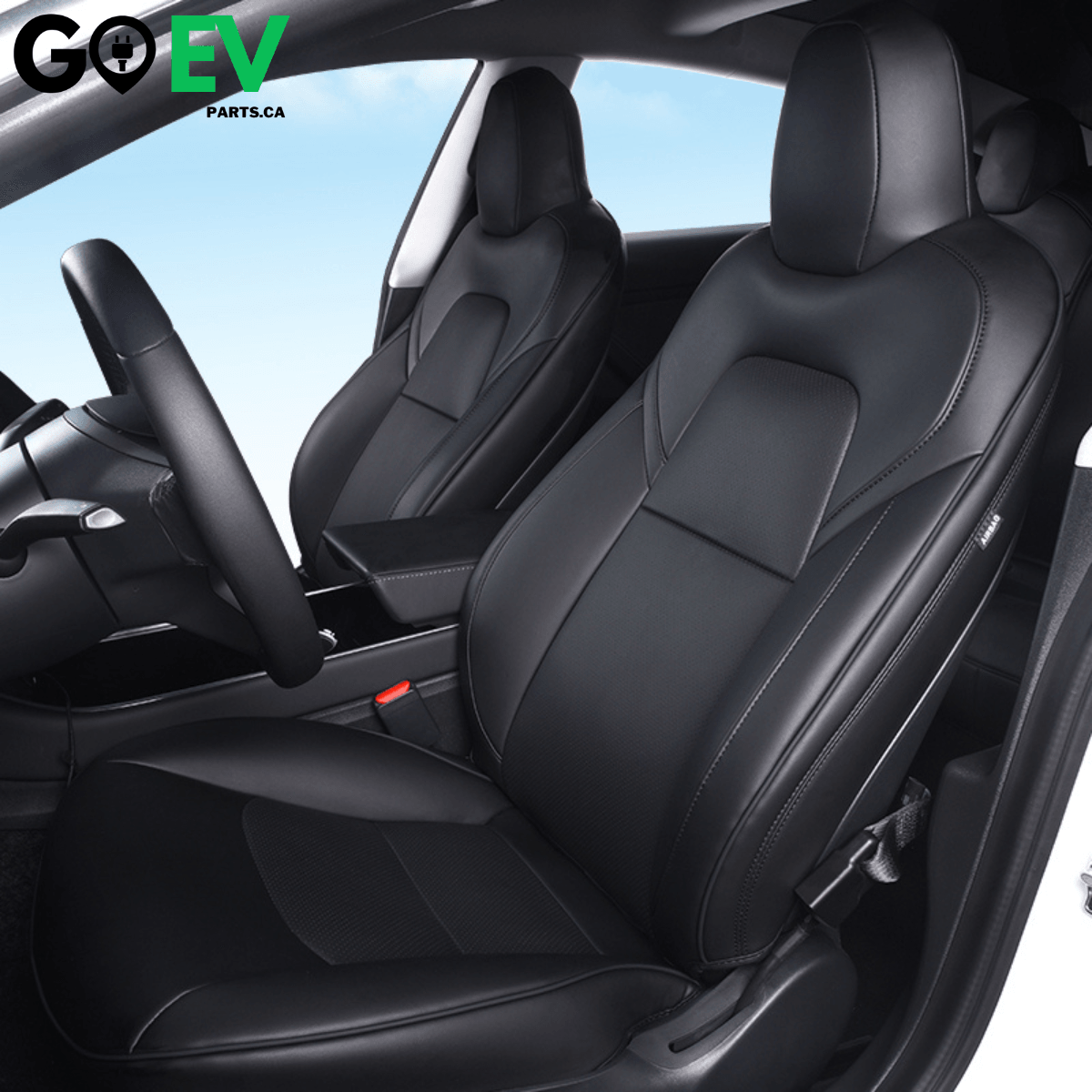 Model Y: PU Leather Full Seat Cover - GOEVPARTS