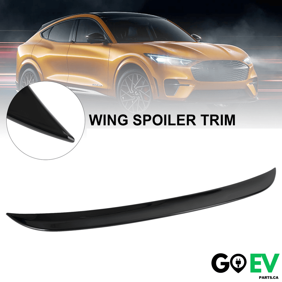 MUSTANG MACH-E: Roof Trunk Spoiler - GOEVPARTS