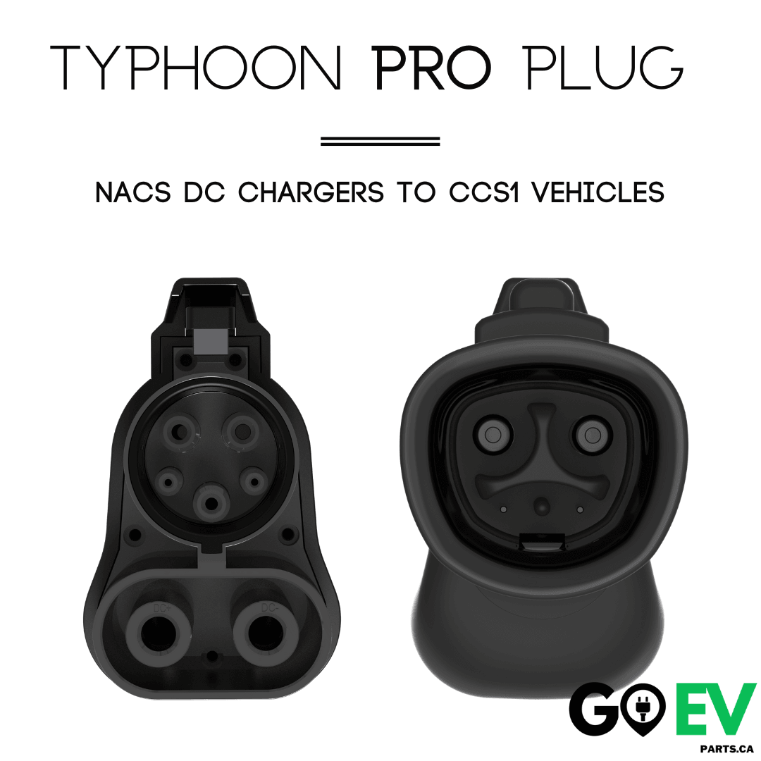 NACS (Tesla Supercharger & 3rd Party DC charger) to CCS1 Adapter TYPHOON PRO - GOEVPARTS