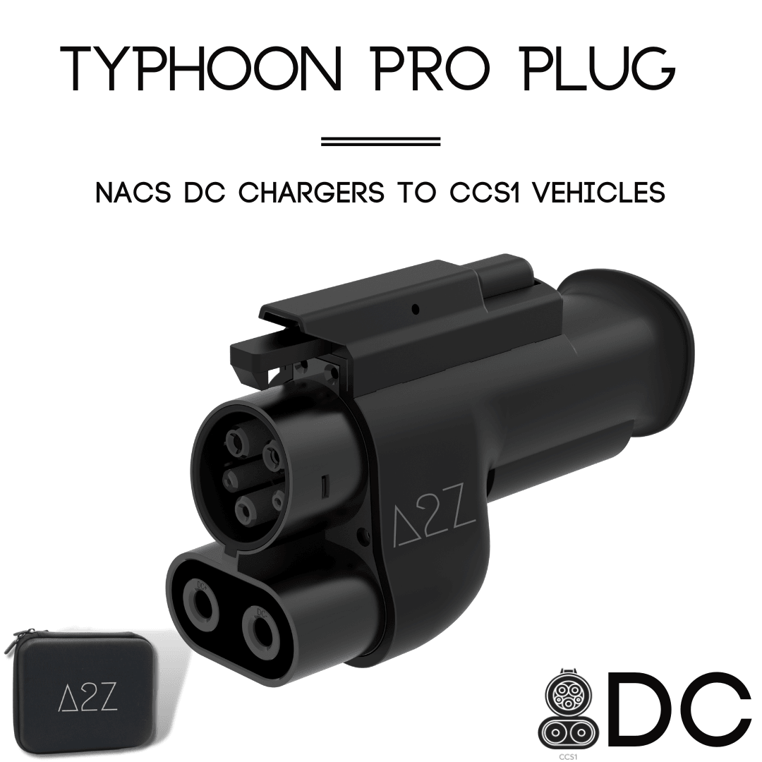 NACS (Tesla Supercharger & 3rd Party DC charger) to CCS1 Adapter TYPHOON PRO - GOEVPARTS