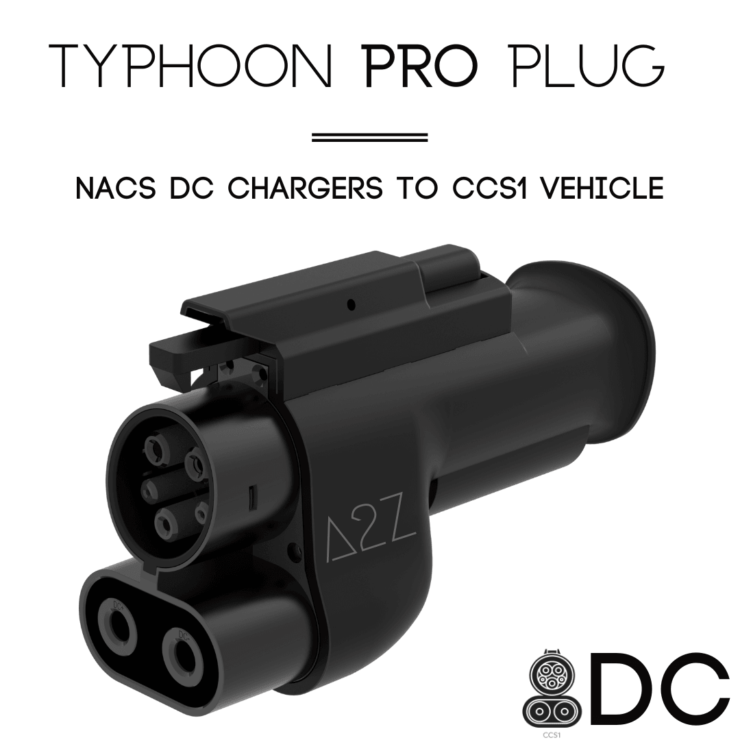 NACS (Tesla Supercharger & 3rd Party DC charger) to CCS1 Adapter TYPHOON PRO - GOEVPARTS