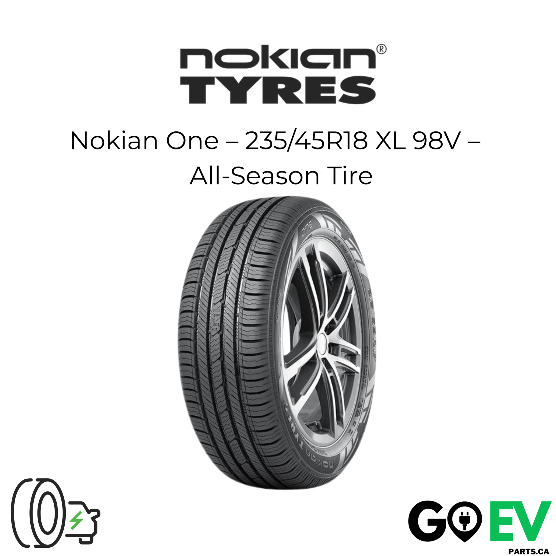 Tesla Model 3: 18” Photon Wheel Summer Tire Package – GOEVPARTS