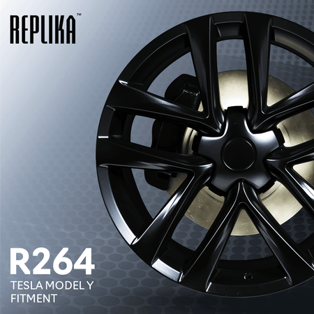 Replika R264 - Black - 19" x 9.5" - GOEVPARTS