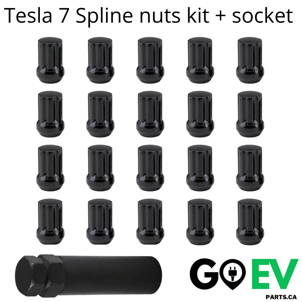 Tesla: Complete Lug Nuts Set + Sockets - GOEVPARTS