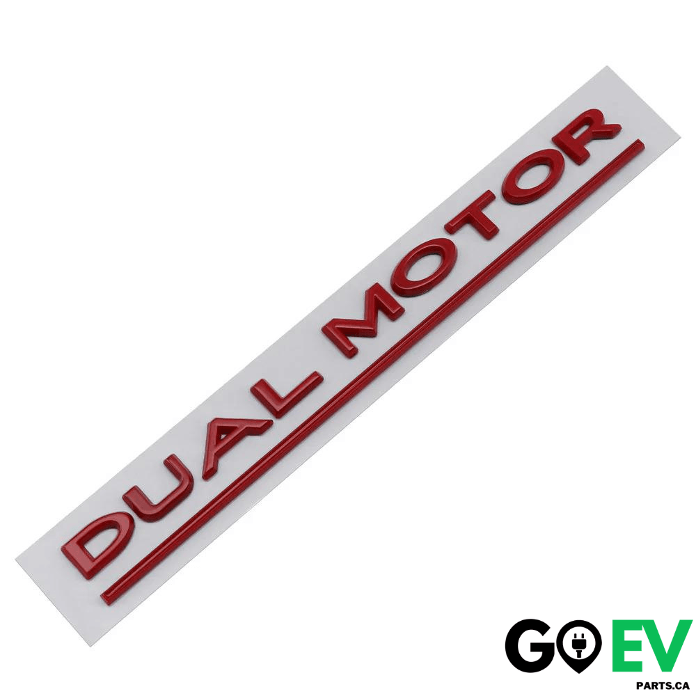 TESLA DUAL MOTOR Badge - GOEVPARTS