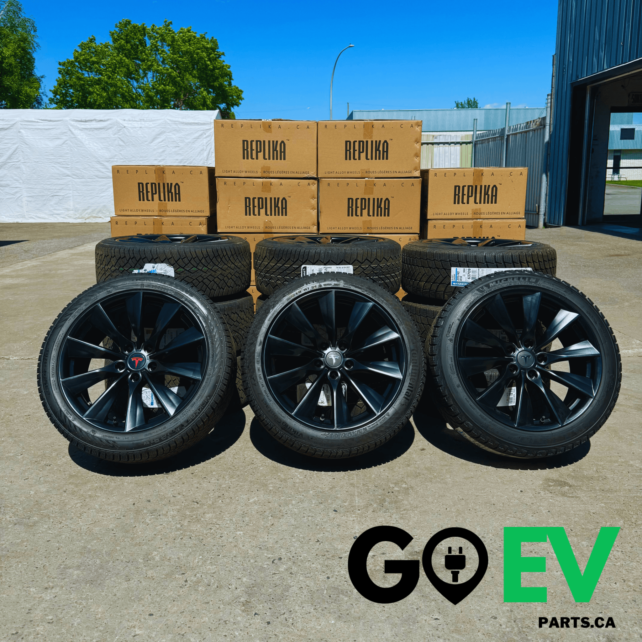 Tesla Model 3/Y: Complete Wheel Winter Package R241 - GOEVPARTS