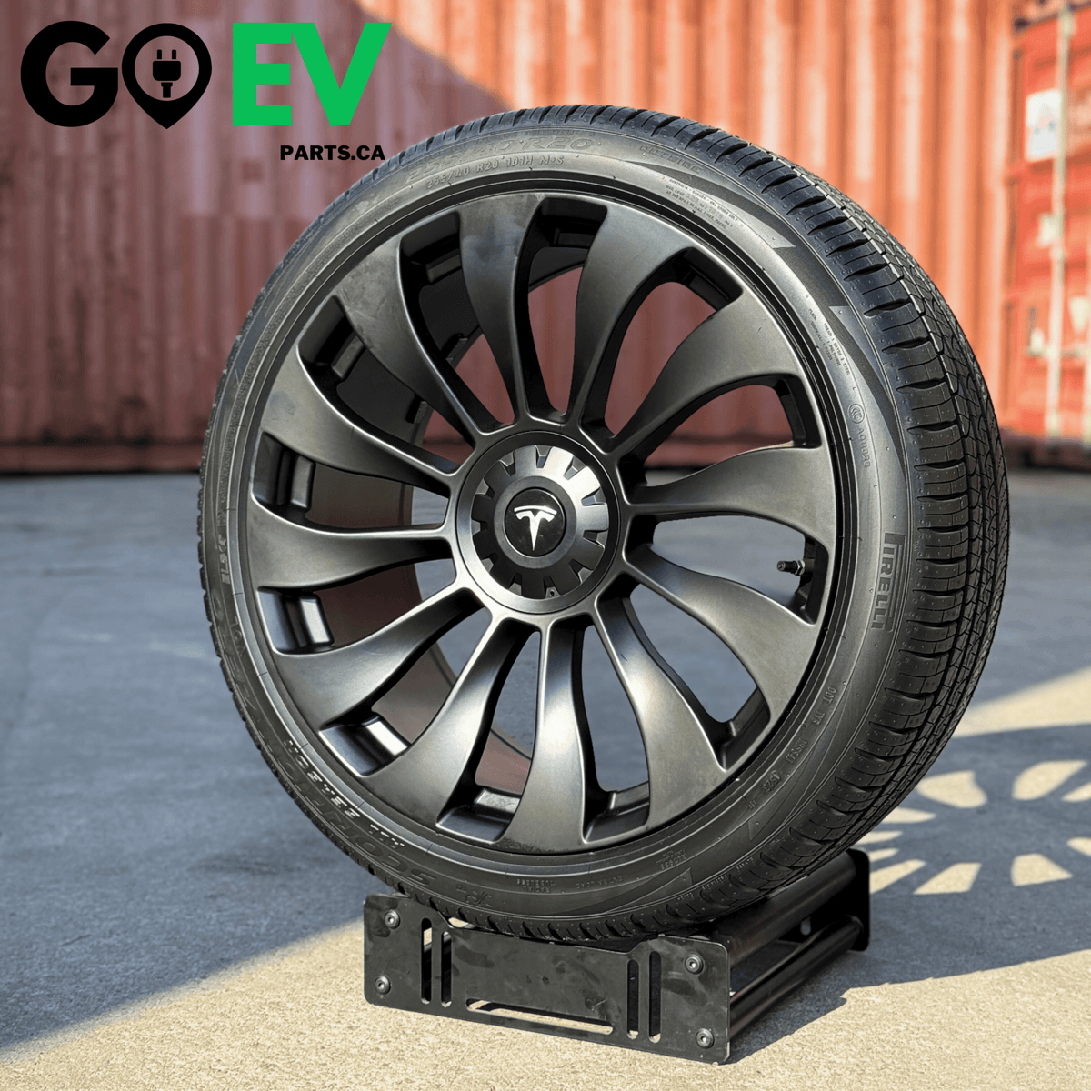 Tesla Model Y R263 20-Inch Wheel Set with Pirelli Scorpion Zero All Season Tires - GOEVPARTS