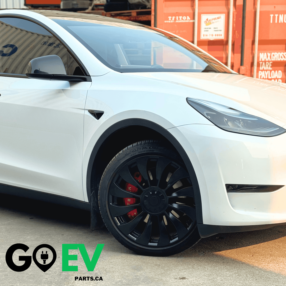 Tesla Model Y R263 20-Inch Wheel Set with Pirelli Scorpion Zero All Season Tires - GOEVPARTS